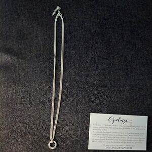 .925 Sterling Silver CZ Necklace from Opulenza Designs